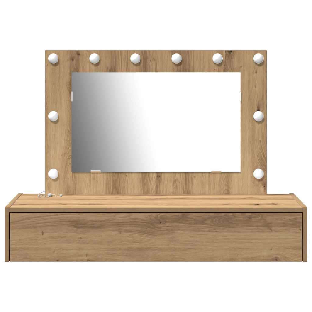 Plafondtafel met lade Bruin 100 x 40 x 70 cm Bewerkt hout is nu te koop bij PeponiXL, paradijselijk wonen!