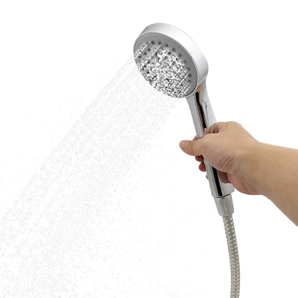 Buitenzonne-douche Zwart 217 cm PVC en Aluminium is nu te koop bij PeponiXL, paradijselijk wonen!