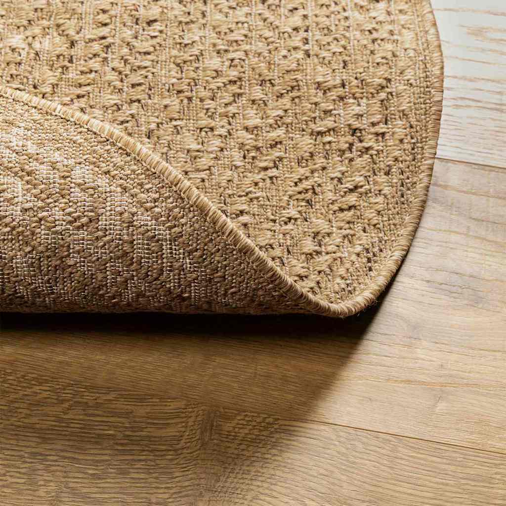 Vloerkleed ZIZUR Bruin 200 x 100 cm Polypropyleen is nu te koop bij PeponiXL, paradijselijk wonen!