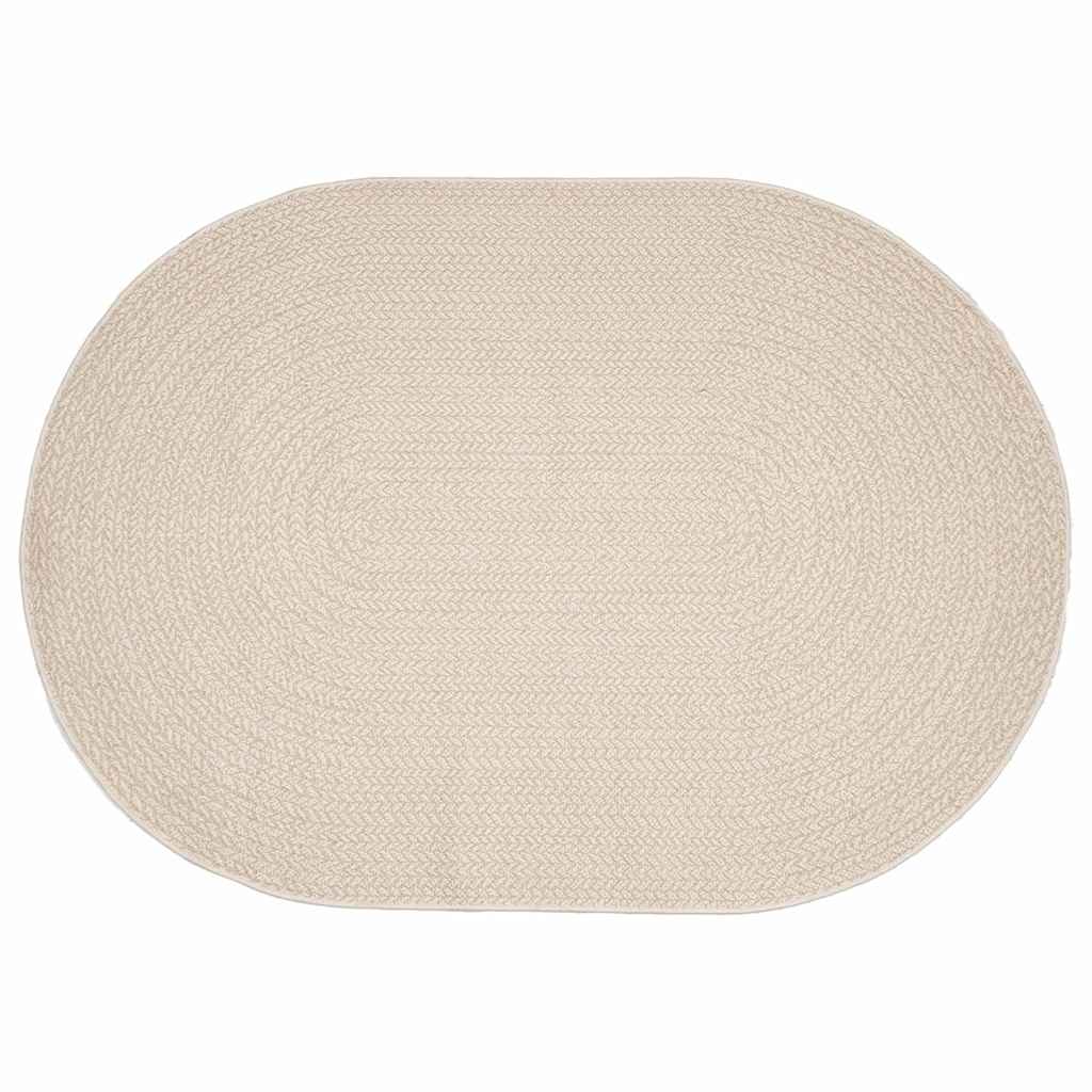 Vloerkleed ZIZUR Crème 200 x 140 cm Polypropyleen is nu te koop bij PeponiXL, paradijselijk wonen!