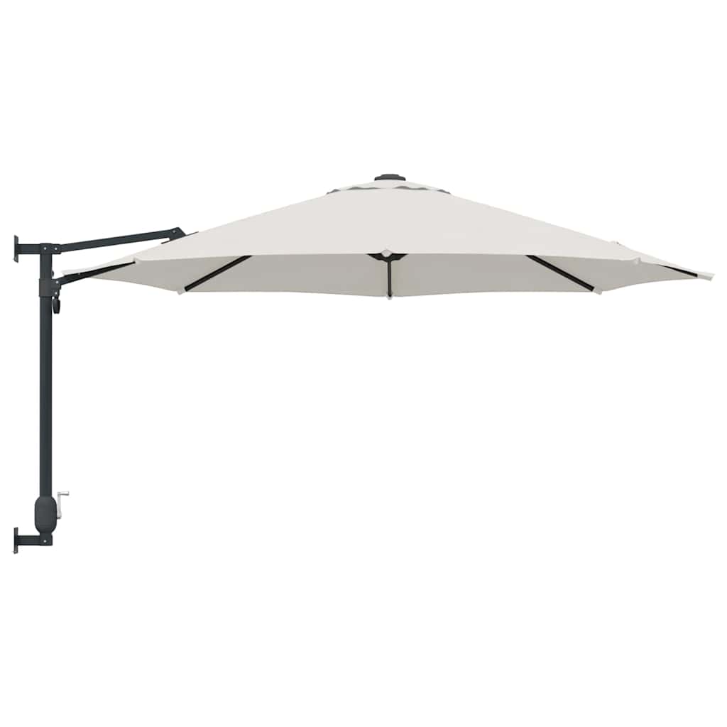 Tuinparasol Zand 248 x 248 x 148 cm Polyester en staal is nu te koop bij PeponiXL, paradijselijk wonen!