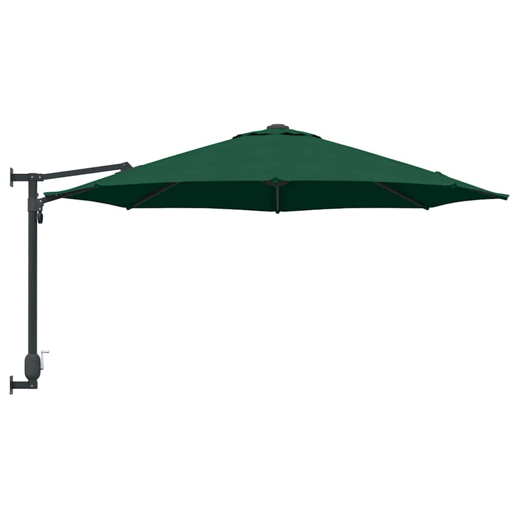 Tuinparasol Groen 248 x 248 x 148 cm Polyester en staal is nu te koop bij PeponiXL, paradijselijk wonen!