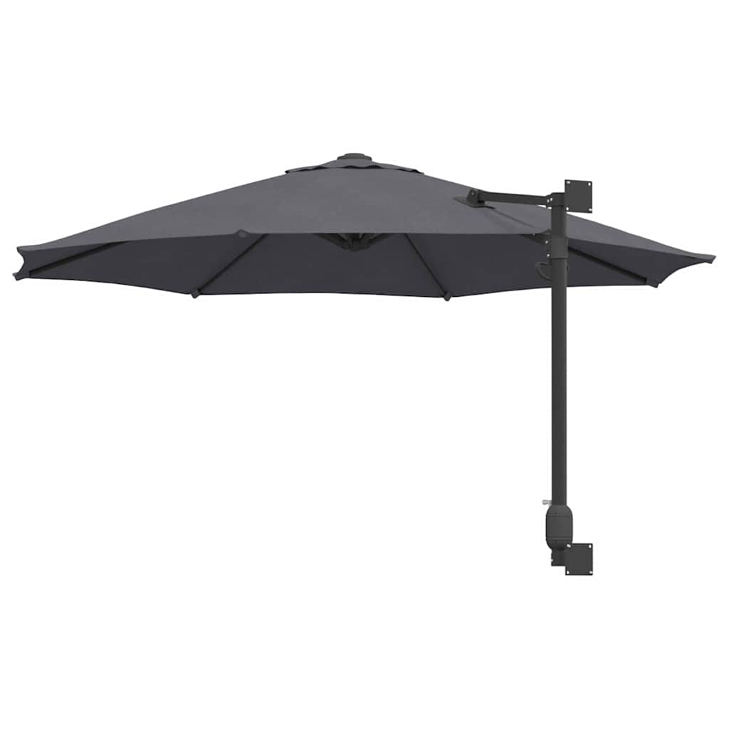 Tuinparasol Antraciet 248 x 248 x 148 cm Polyester en staal is nu te koop bij PeponiXL, paradijselijk wonen!