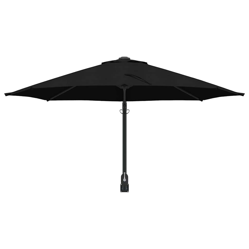 Tuinparasol Zwart 248 x 248 x 148 cm Polyester en staal is nu te koop bij PeponiXL, paradijselijk wonen!
