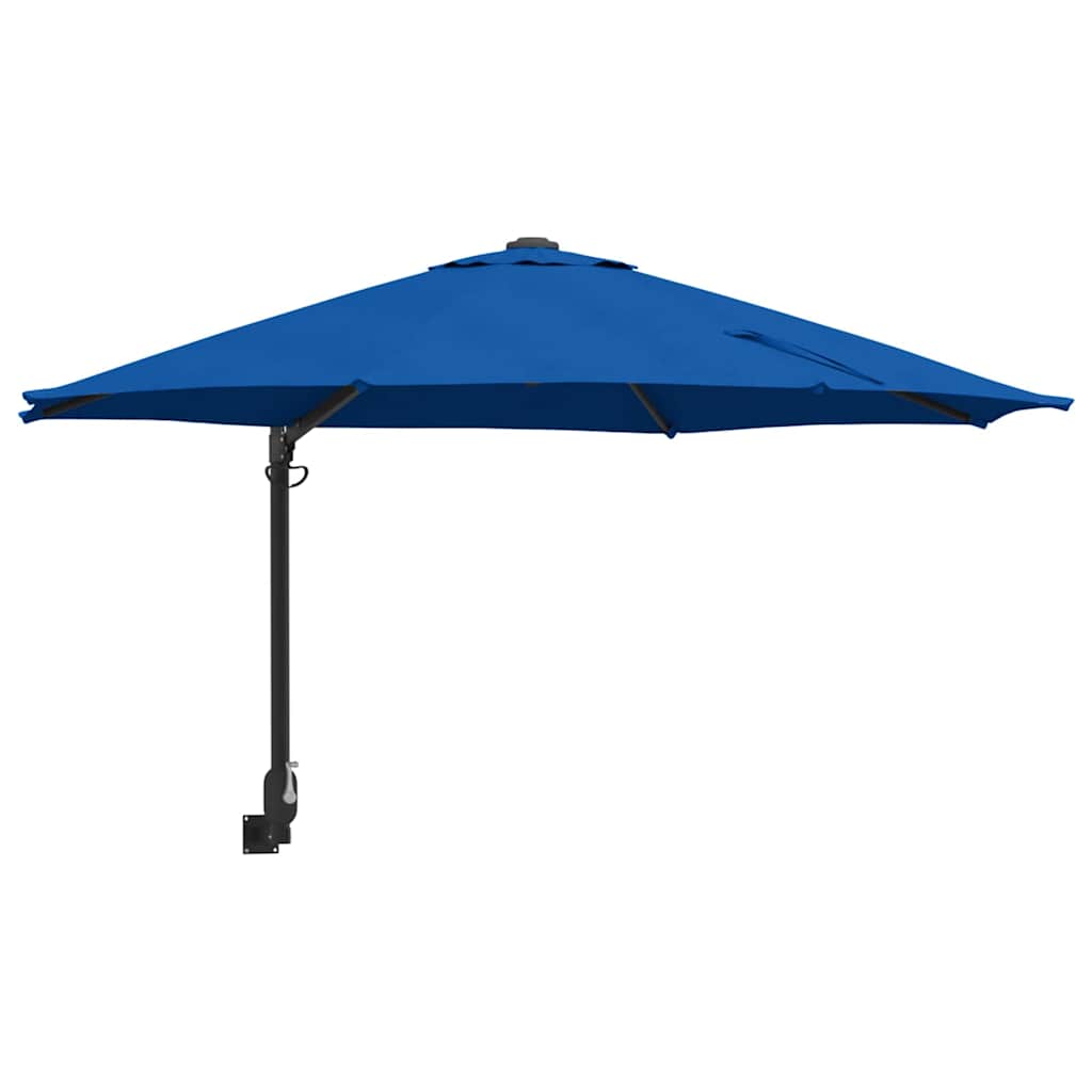 Tuinparasol Azurblauw 248 x 248 x 148 cm Polyester en staal is nu te koop bij PeponiXL, paradijselijk wonen!
