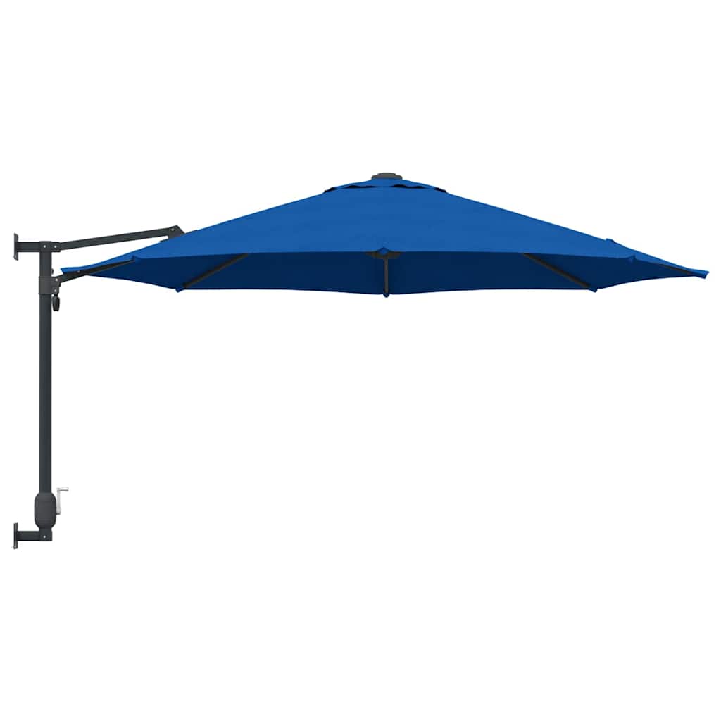 Tuinparasol Azurblauw 248 x 248 x 148 cm Polyester en staal is nu te koop bij PeponiXL, paradijselijk wonen!