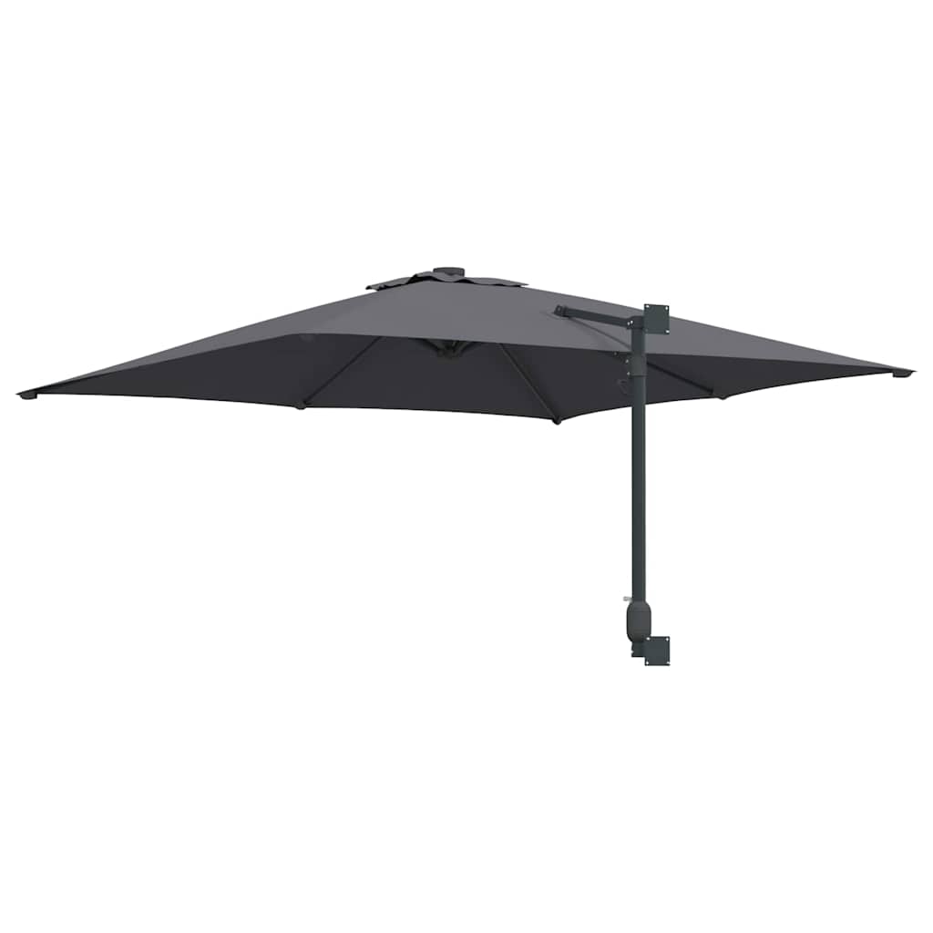 Tuinparasol Antraciet 248,5 x 247,5 x 160 cm Polyester en staal is nu te koop bij PeponiXL, paradijselijk wonen!
