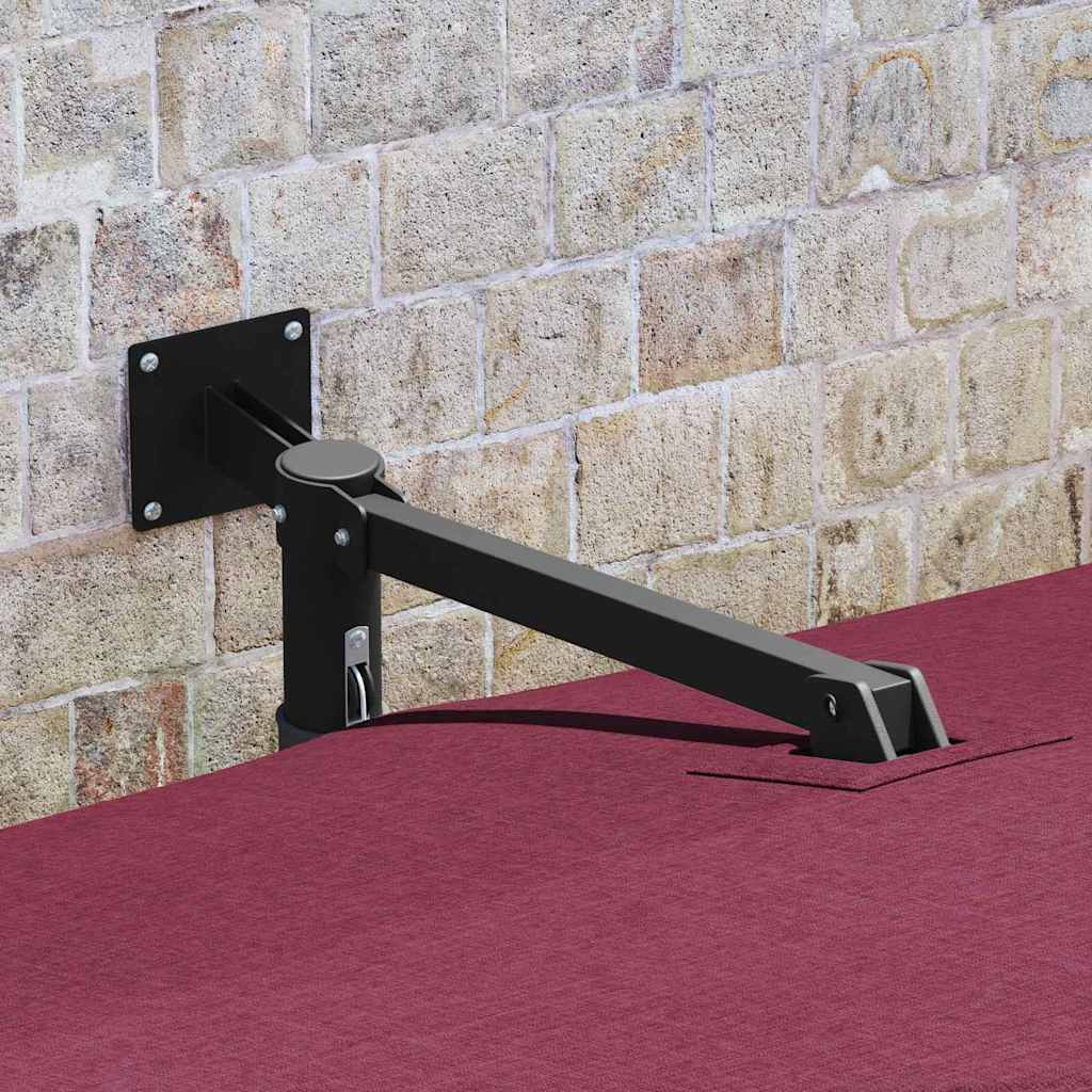 Tuinparasol Bordeaux Rood 248,5 x 247,5 x 160 cm is nu te koop bij PeponiXL, paradijselijk wonen!
