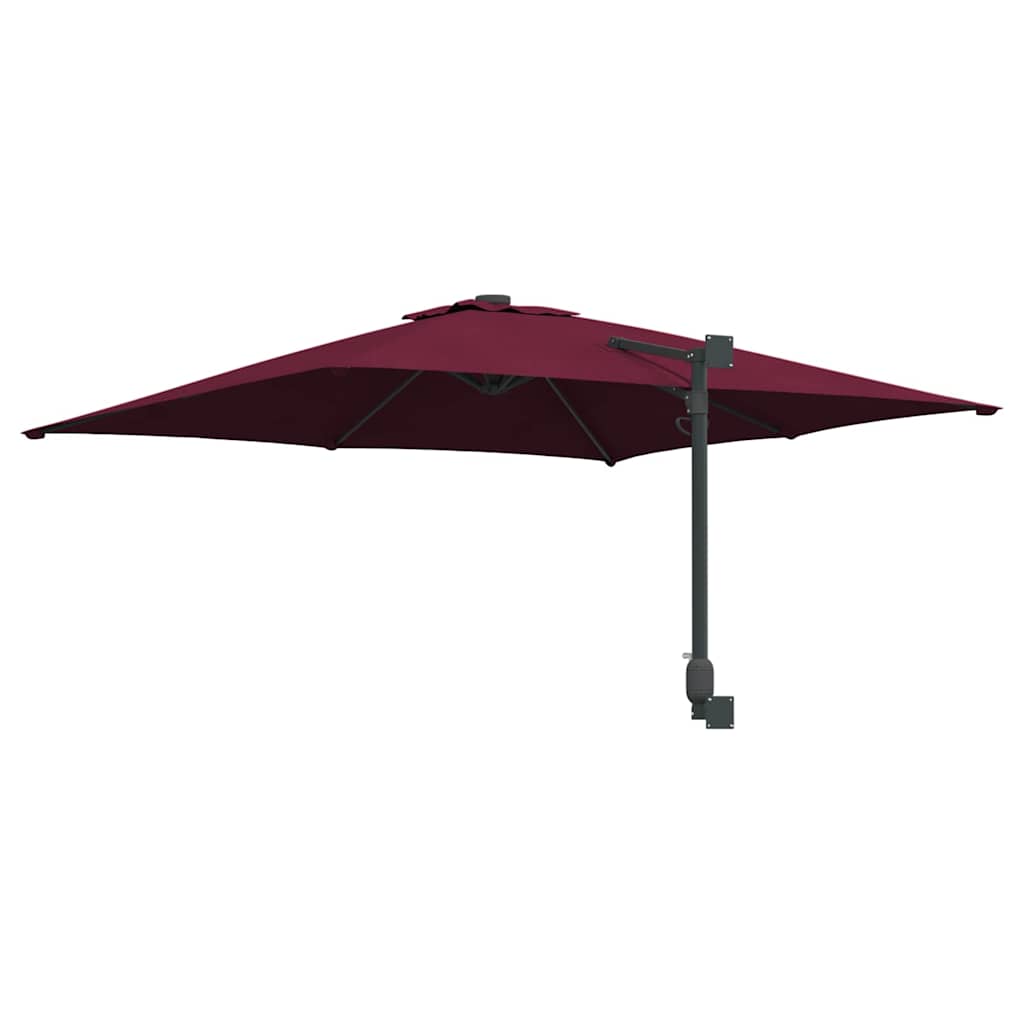 Tuinparasol Bordeaux Rood 248,5 x 247,5 x 160 cm is nu te koop bij PeponiXL, paradijselijk wonen!
