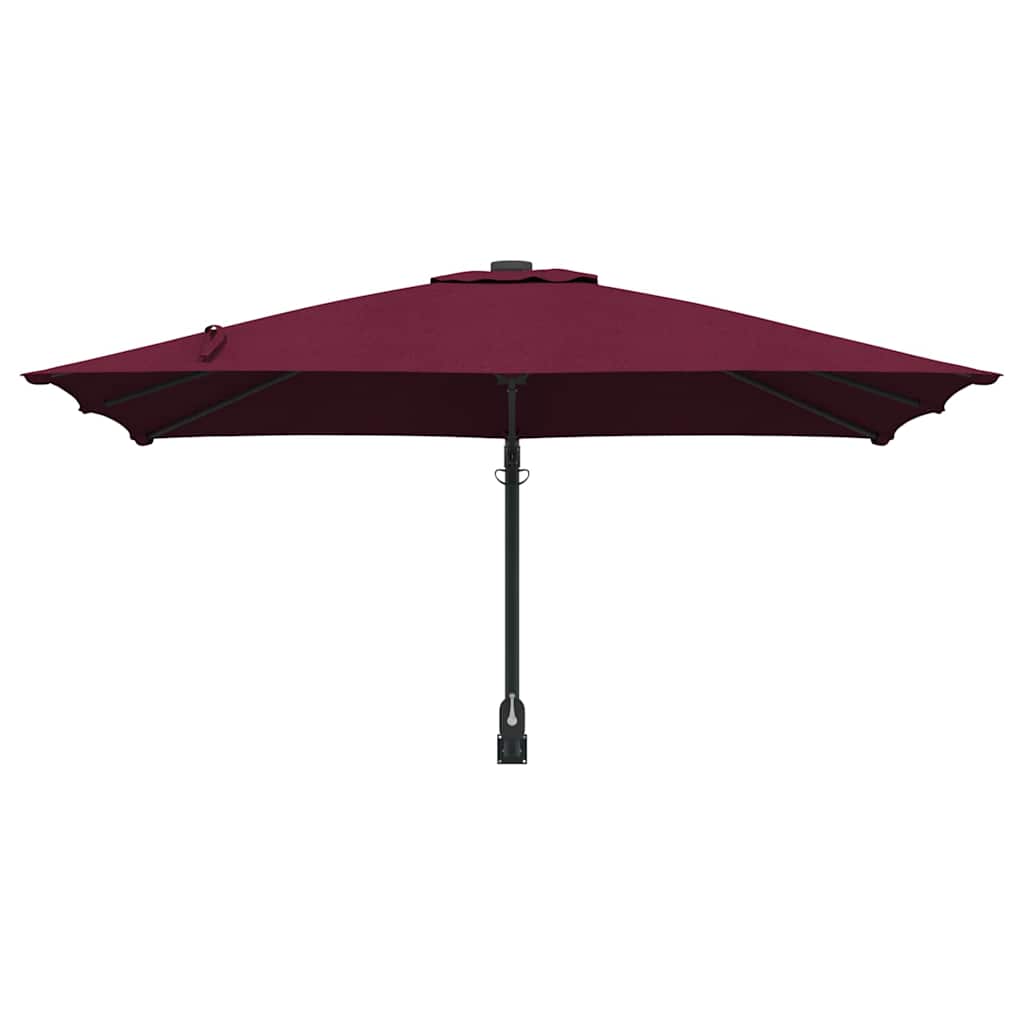 Tuinparasol Bordeaux Rood 248,5 x 247,5 x 160 cm is nu te koop bij PeponiXL, paradijselijk wonen!