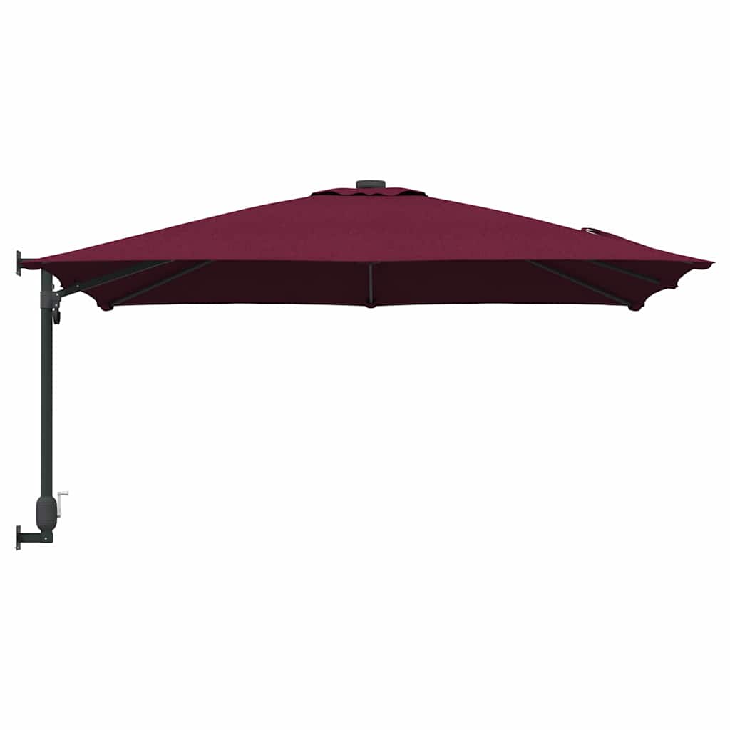 Tuinparasol Bordeaux Rood 248,5 x 247,5 x 160 cm is nu te koop bij PeponiXL, paradijselijk wonen!