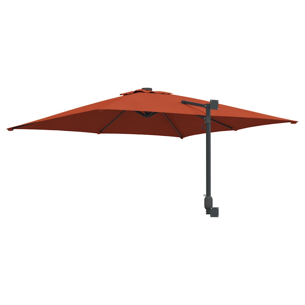Tuinparasol Terracotta 248,5 x 247,5 x 160 cm is nu te koop bij PeponiXL, paradijselijk wonen!