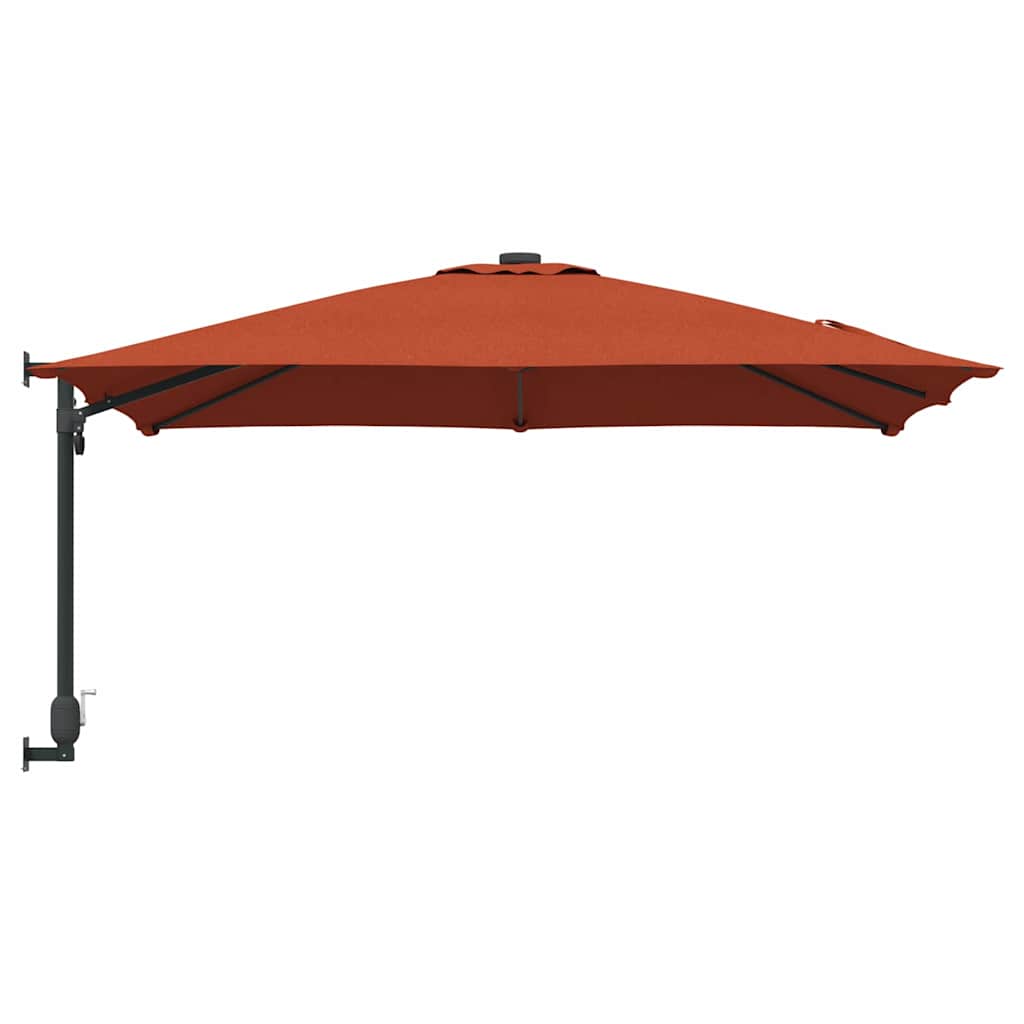 Tuinparasol Terracotta 248,5 x 247,5 x 160 cm is nu te koop bij PeponiXL, paradijselijk wonen!
