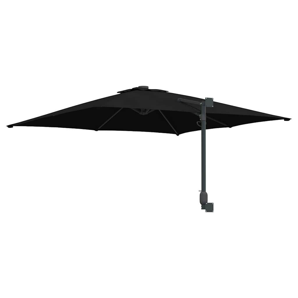 Tuinparasol Zwart 248,5 x 247,5 x 160 cm Polyester en staal is nu te koop bij PeponiXL, paradijselijk wonen!