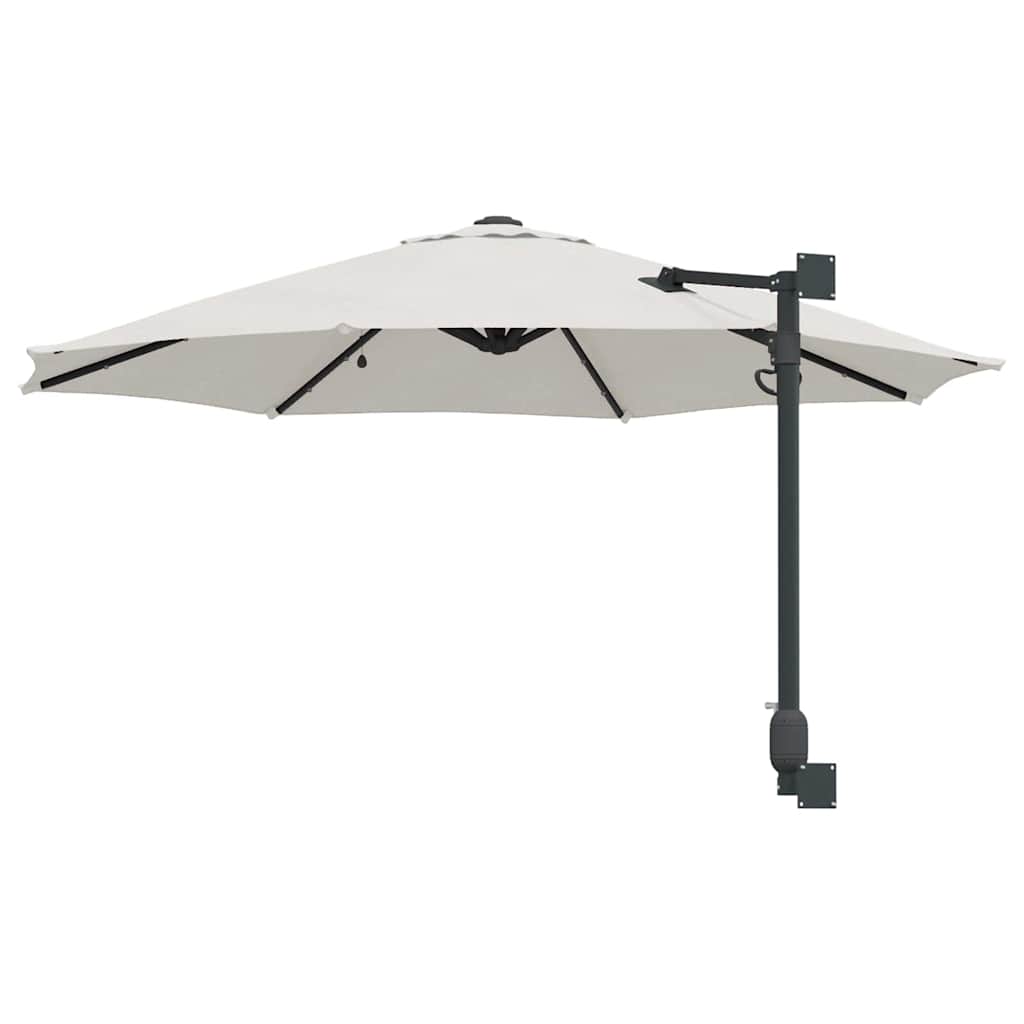 Tuinparasol Zand 248 x 248 x 148 cm Polyester en staal is nu te koop bij PeponiXL, paradijselijk wonen!
