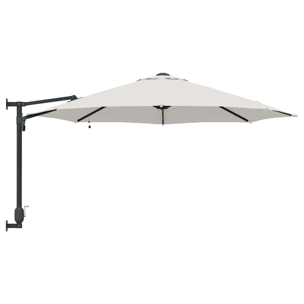 Tuinparasol Zand 248 x 248 x 148 cm Polyester en staal is nu te koop bij PeponiXL, paradijselijk wonen!