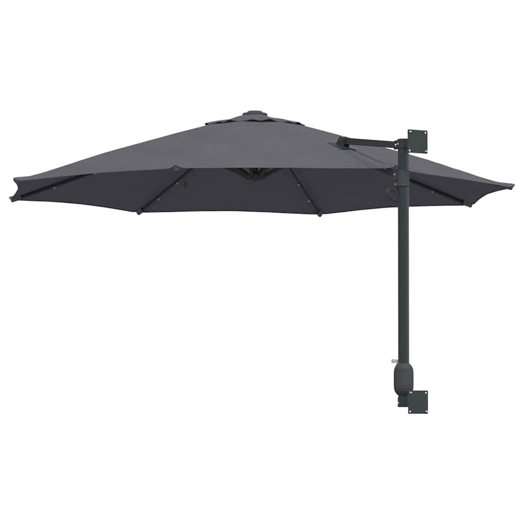 Tuinparasol Antraciet 248 x 248 x 148 cm Polyester en staal is nu te koop bij PeponiXL, paradijselijk wonen!