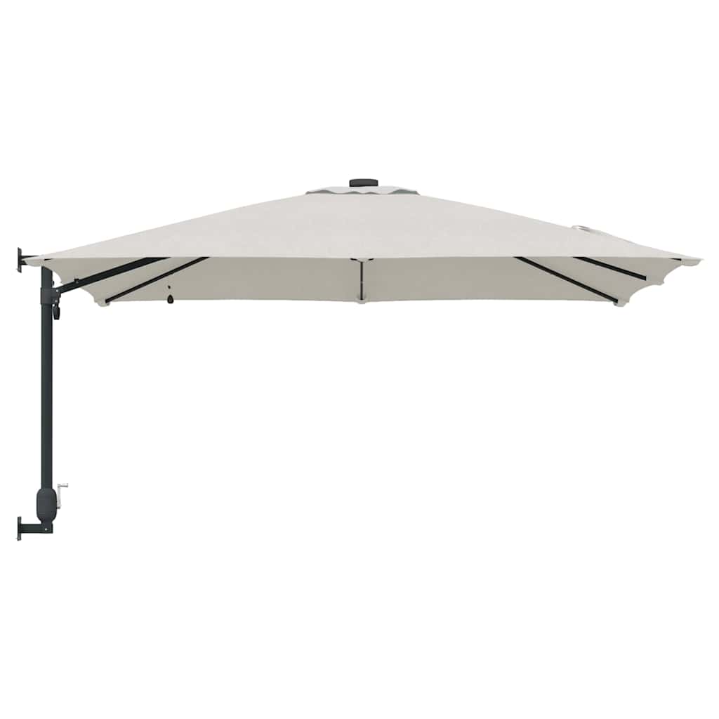 Tuinparasol Zand 248,5 x 247,5 x 160 cm Polyester en staal is nu te koop bij PeponiXL, paradijselijk wonen!