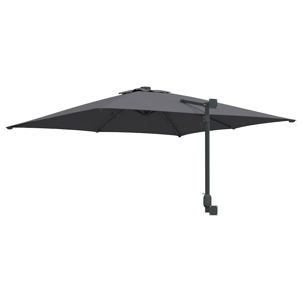 Tuinparasol Antraciet 248,5 x 247,5 x 160 cm Polyester en staal is nu te koop bij PeponiXL, paradijselijk wonen!