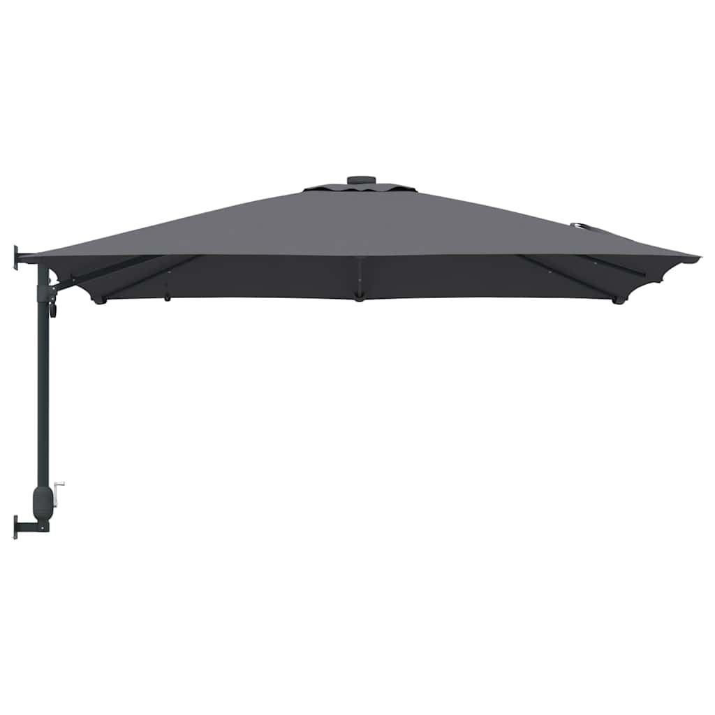 Tuinparasol Antraciet 248,5 x 247,5 x 160 cm Polyester en staal is nu te koop bij PeponiXL, paradijselijk wonen!