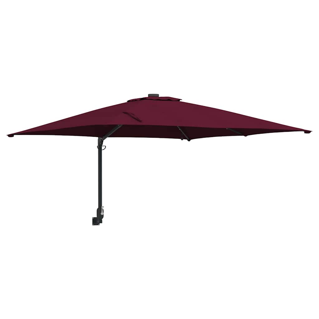 Tuinparasol Bordeaux Rood 248,5 x 247,5 x 160 cm is nu te koop bij PeponiXL, paradijselijk wonen!