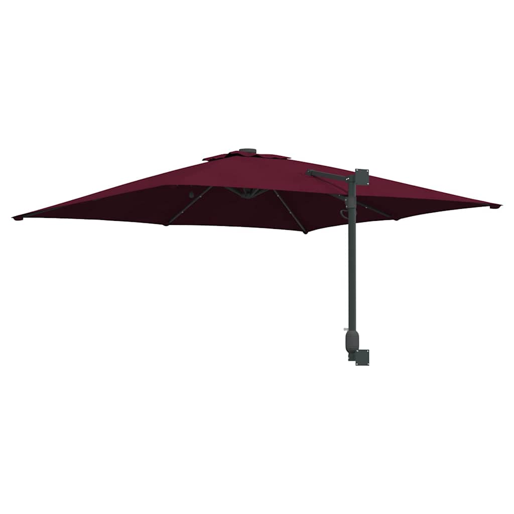 Tuinparasol Bordeaux Rood 248,5 x 247,5 x 160 cm is nu te koop bij PeponiXL, paradijselijk wonen!