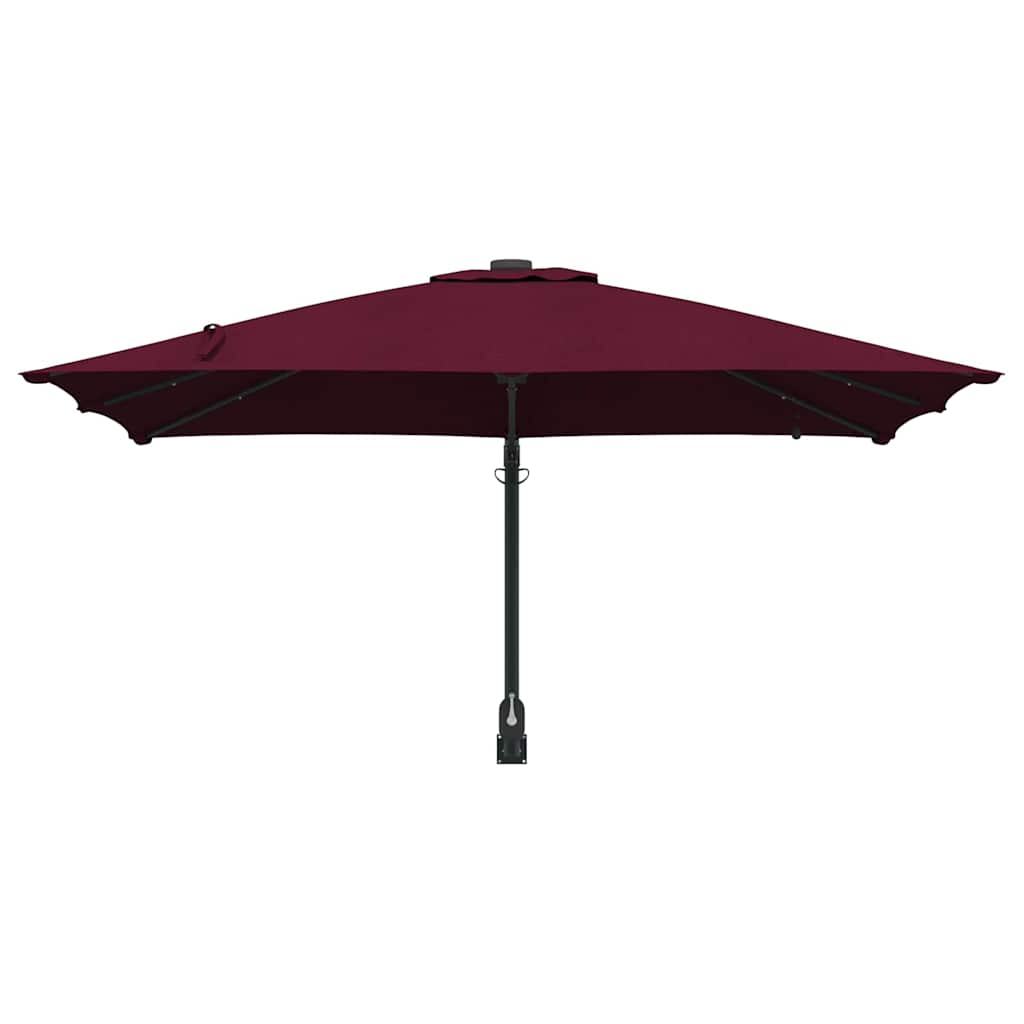 Tuinparasol Bordeaux Rood 248,5 x 247,5 x 160 cm is nu te koop bij PeponiXL, paradijselijk wonen!