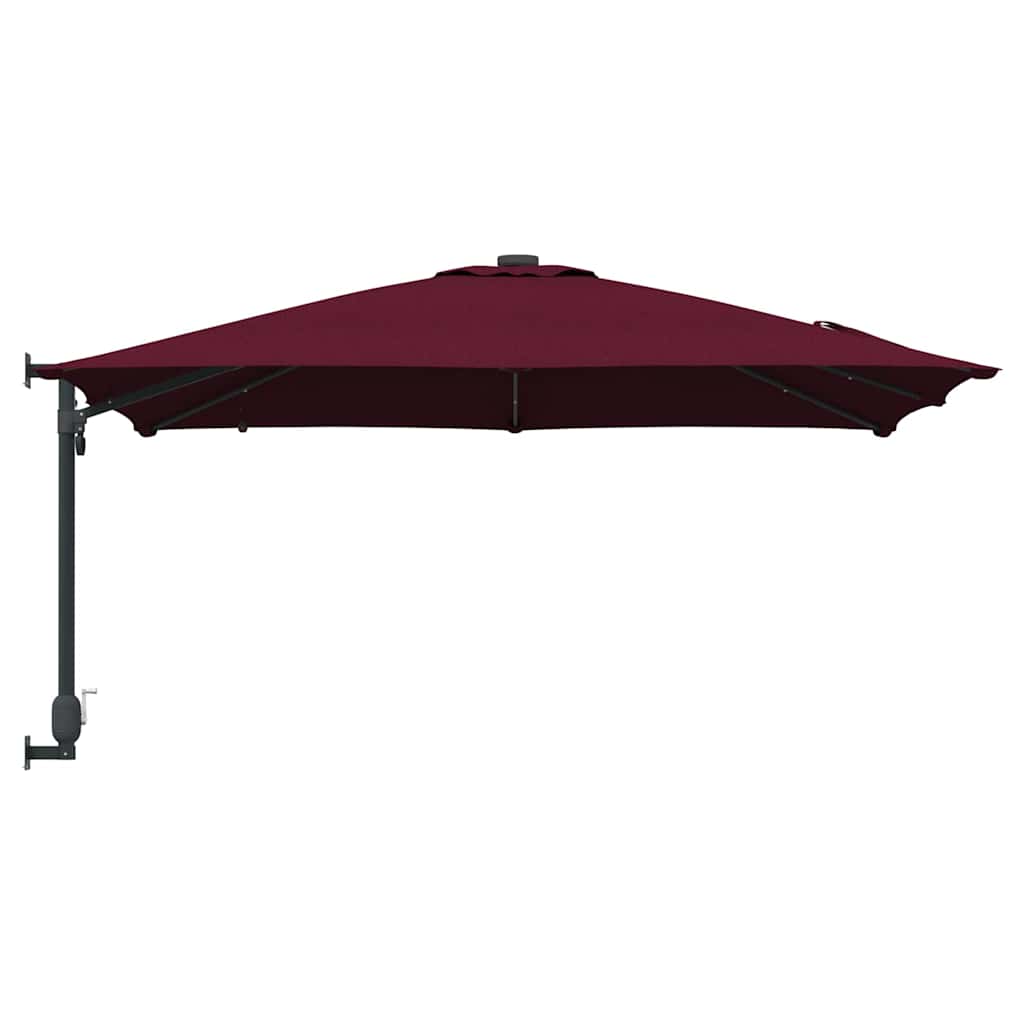 Tuinparasol Bordeaux Rood 248,5 x 247,5 x 160 cm is nu te koop bij PeponiXL, paradijselijk wonen!