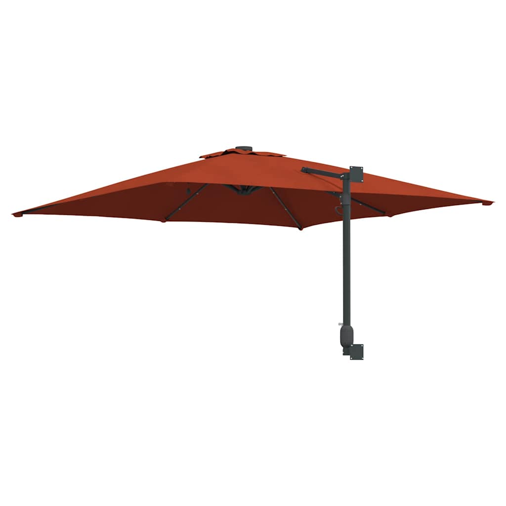 Tuinparasol Terracotta 248,5 x 247,5 x 160 cm is nu te koop bij PeponiXL, paradijselijk wonen!