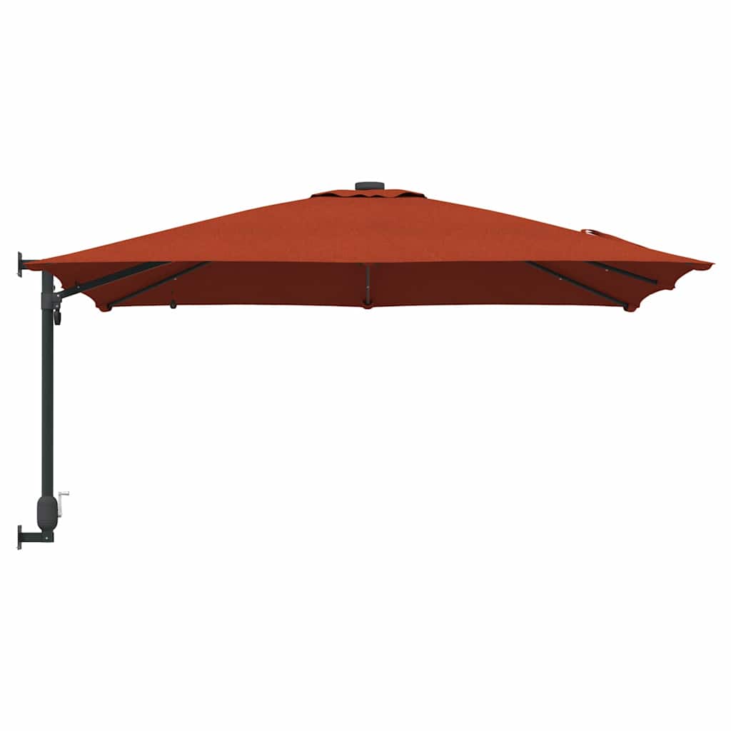 Tuinparasol Terracotta 248,5 x 247,5 x 160 cm is nu te koop bij PeponiXL, paradijselijk wonen!
