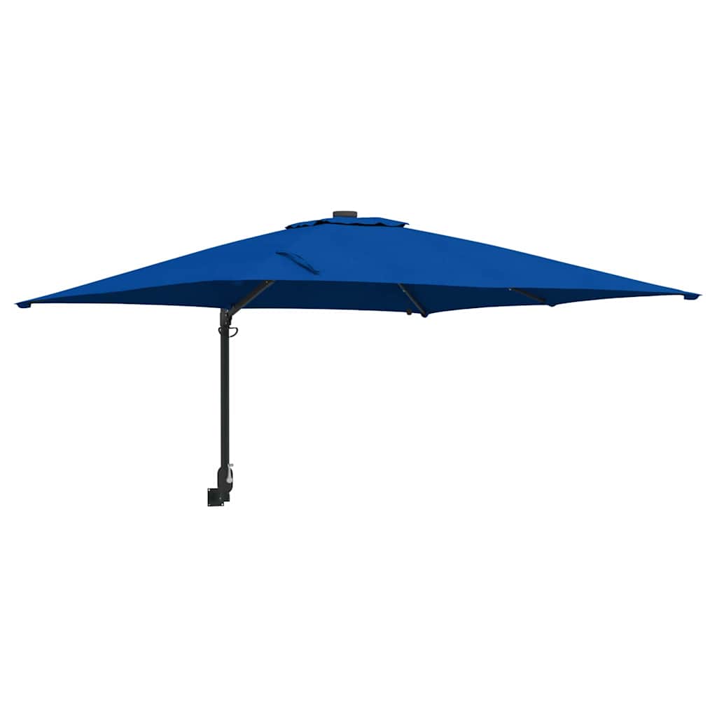 Tuinparasol Azurblauw 248,5 x 247,5 x 160 cm Polyester en staal is nu te koop bij PeponiXL, paradijselijk wonen!
