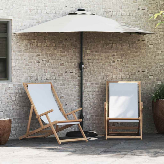 Tuinparasol Zand 294 x 150 x 223 cm Stof is nu te koop bij PeponiXL, paradijselijk wonen!
