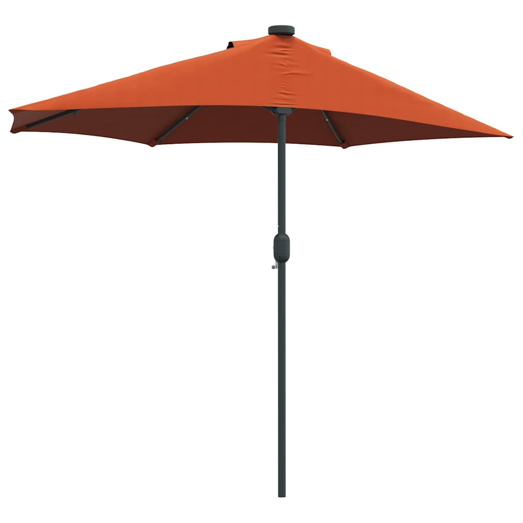Tuinparasol Terracotta 294 x 150 x 223 cm Stof is nu te koop bij PeponiXL, paradijselijk wonen!