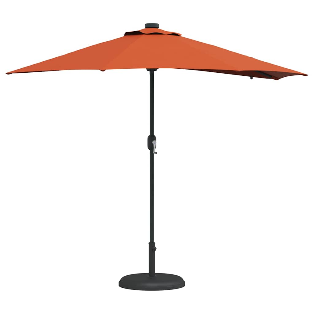 Tuinparasol Terracotta 294 x 150 x 223 cm Stof is nu te koop bij PeponiXL, paradijselijk wonen!