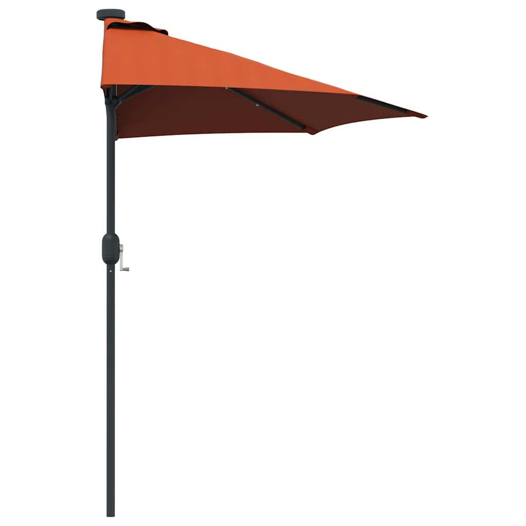 Tuinparasol Terracotta 294 x 150 x 223 cm Stof is nu te koop bij PeponiXL, paradijselijk wonen!