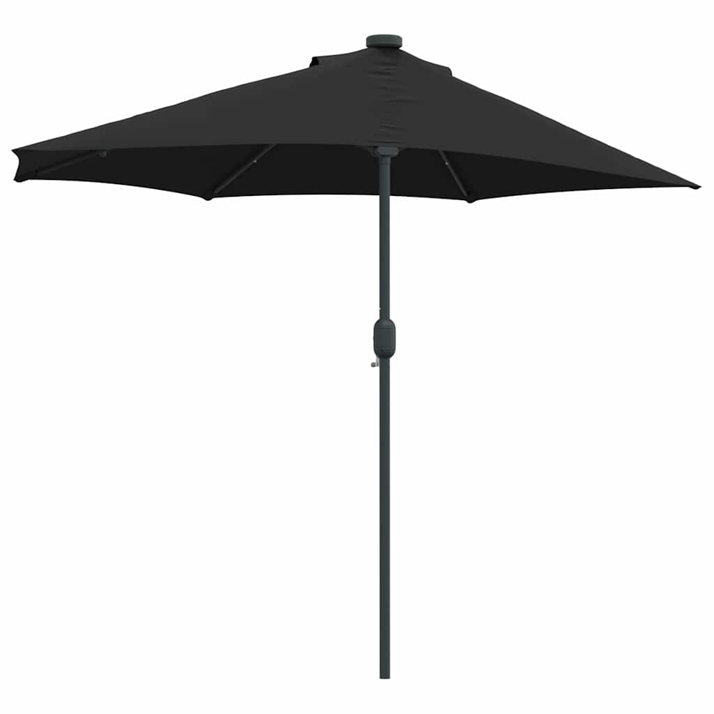 Tuinparasol Zwart 294 x 150 x 223 cm Polyester en staal is nu te koop bij PeponiXL, paradijselijk wonen!