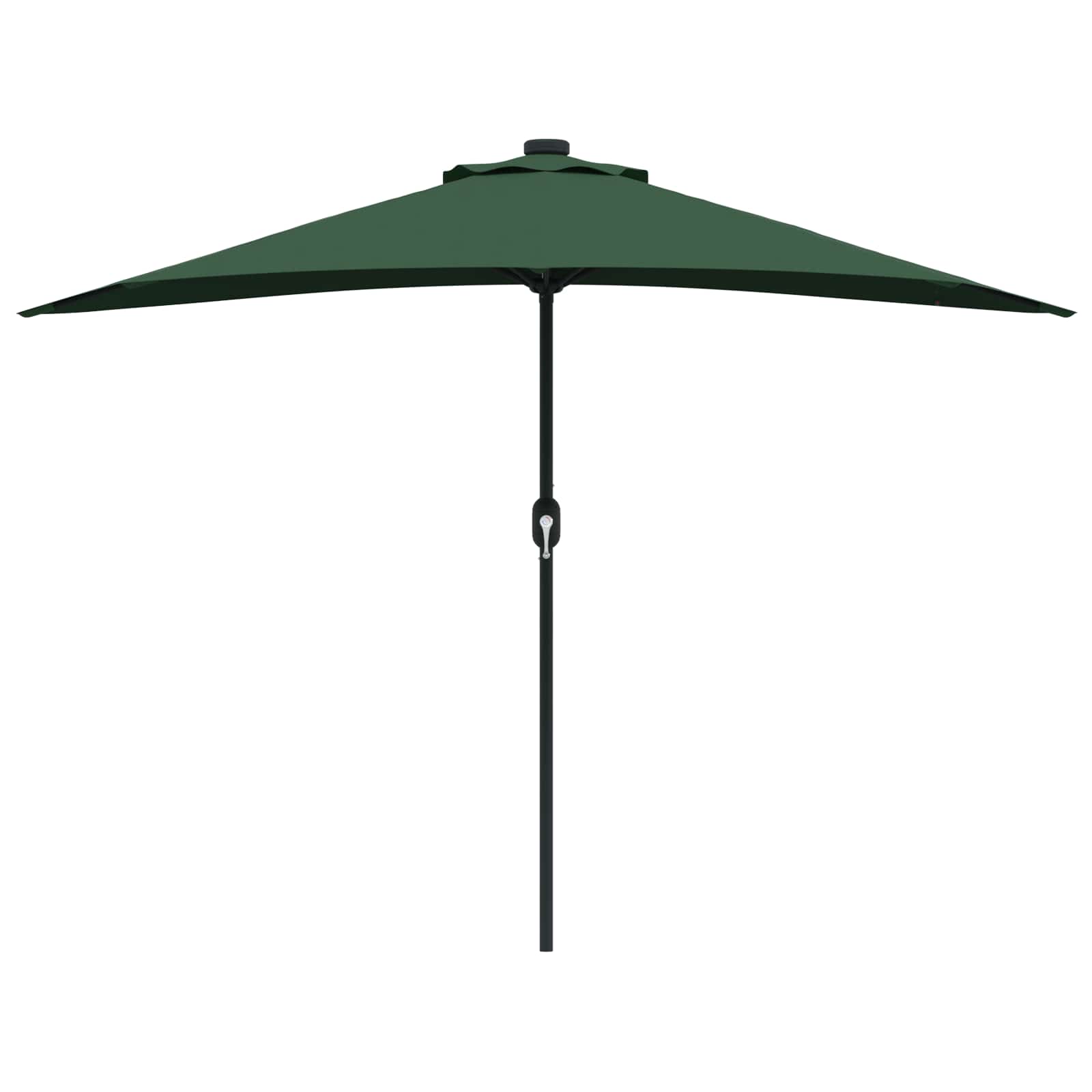 Tuinparasol Groen 294 x 150 x 224 cm Polyester en staal is nu te koop bij PeponiXL, paradijselijk wonen!