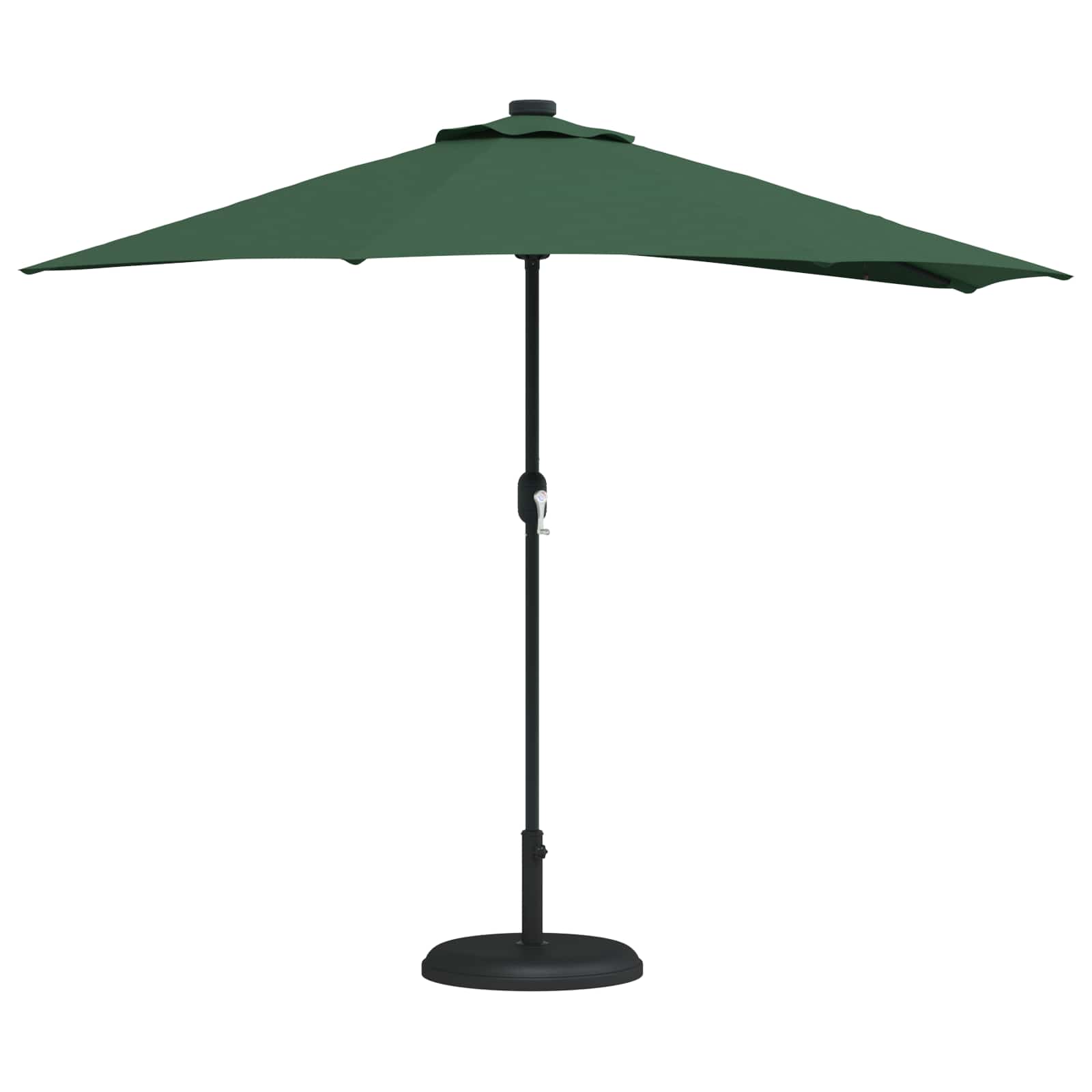 Tuinparasol Groen 294 x 150 x 224 cm Polyester en staal is nu te koop bij PeponiXL, paradijselijk wonen!