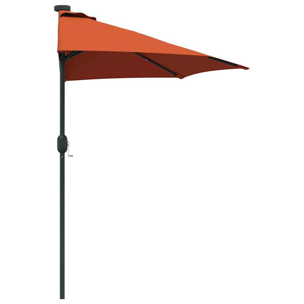 Tuinparasol Terracotta 294 x 150 x 224 cm Polyester en staal is nu te koop bij PeponiXL, paradijselijk wonen!