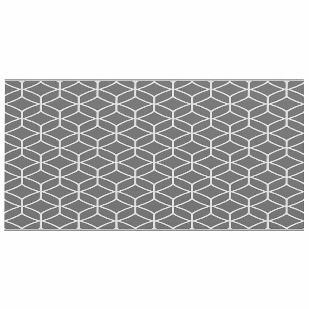 Buitentapijt ARAKIL Grijs en Wit 500 x 250 cm 50% Polypropyleen is nu te koop bij PeponiXL, paradijselijk wonen!