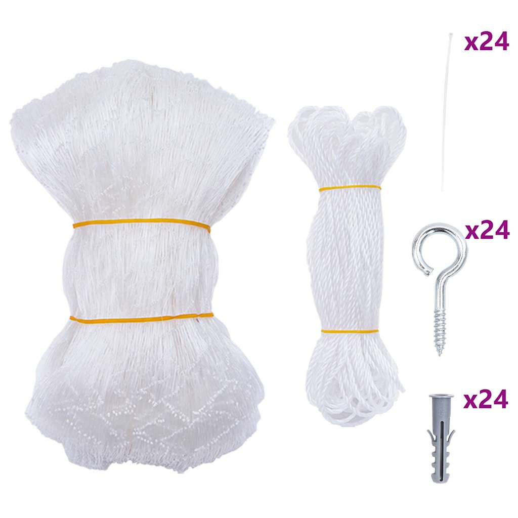 Kattennet Transparant 12x3 m Nylon is nu te koop bij PeponiXL, paradijselijk wonen!