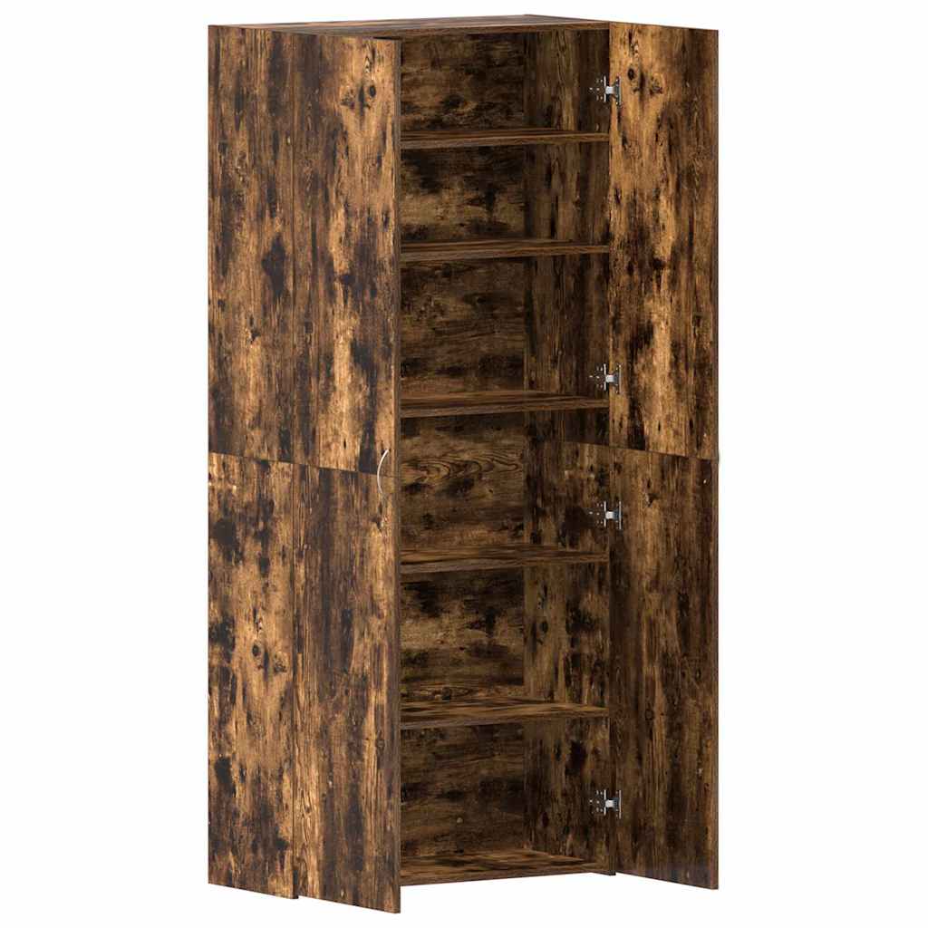 Schoenenkast Multikleur 80 x 35.5 x 180 cm Bewerkt hout is nu te koop bij PeponiXL, paradijselijk wonen!