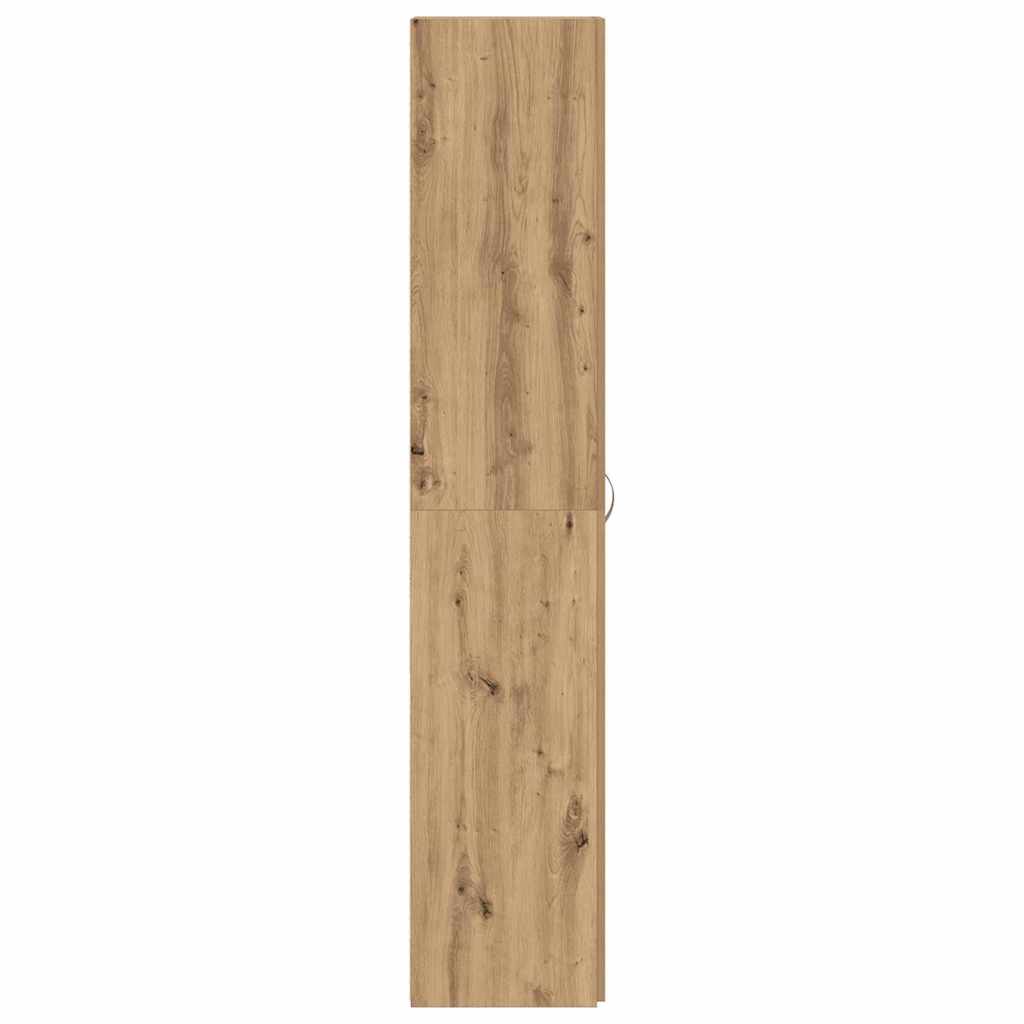 Schoenenkast met plank Bruin 80 x 35.5 x 180 cm Bewerkt hout is nu te koop bij PeponiXL, paradijselijk wonen!