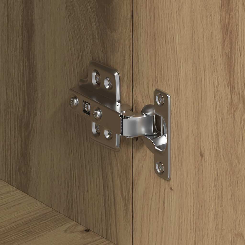 Dressoir met lade Artisan Eiken 120 x 36 x 69 cm Bewerkt hout is nu te koop bij PeponiXL, paradijselijk wonen!
