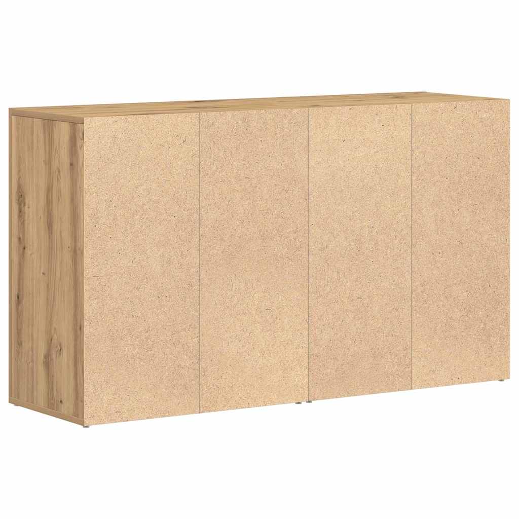 Dressoir met lade Artisan Eiken 120 x 36 x 69 cm Bewerkt hout is nu te koop bij PeponiXL, paradijselijk wonen!