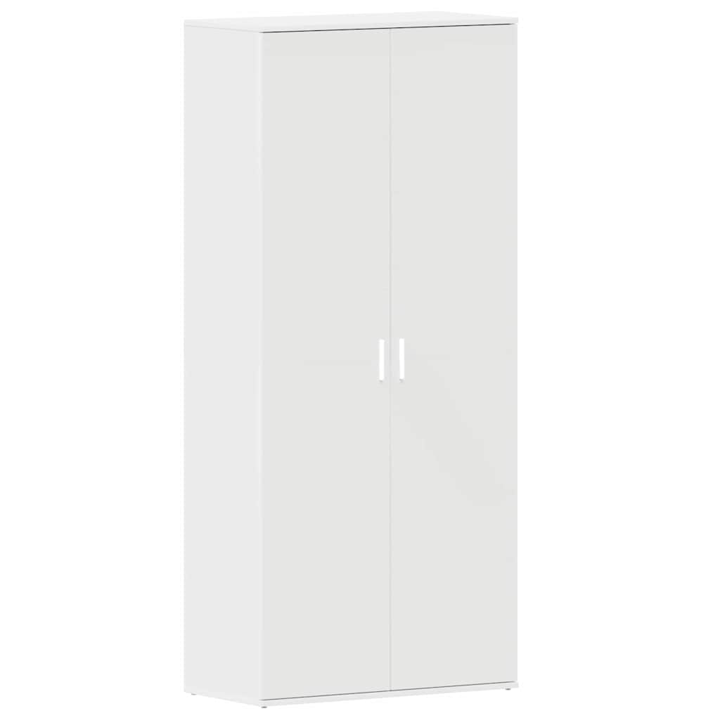 Schoenenkast met plank Wit 80 x 39 x 178 cm Bewerkt hout is nu te koop bij PeponiXL, paradijselijk wonen!
