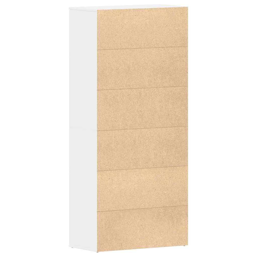 Schoenenkast met plank Wit 80 x 39 x 178 cm Bewerkt hout is nu te koop bij PeponiXL, paradijselijk wonen!