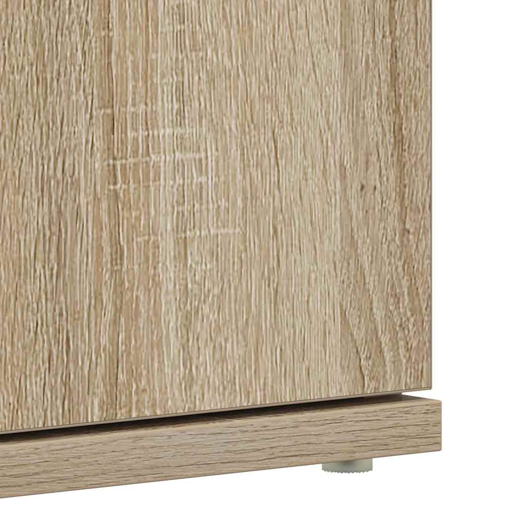 Schoenenkast Sonoma Eiken 80 x 39 x 178 cm Bewerkt hout is nu te koop bij PeponiXL, paradijselijk wonen!