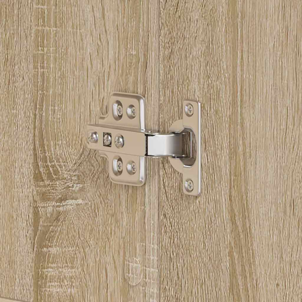 Schoenenkast Sonoma Eiken 80 x 39 x 178 cm Bewerkt hout is nu te koop bij PeponiXL, paradijselijk wonen!