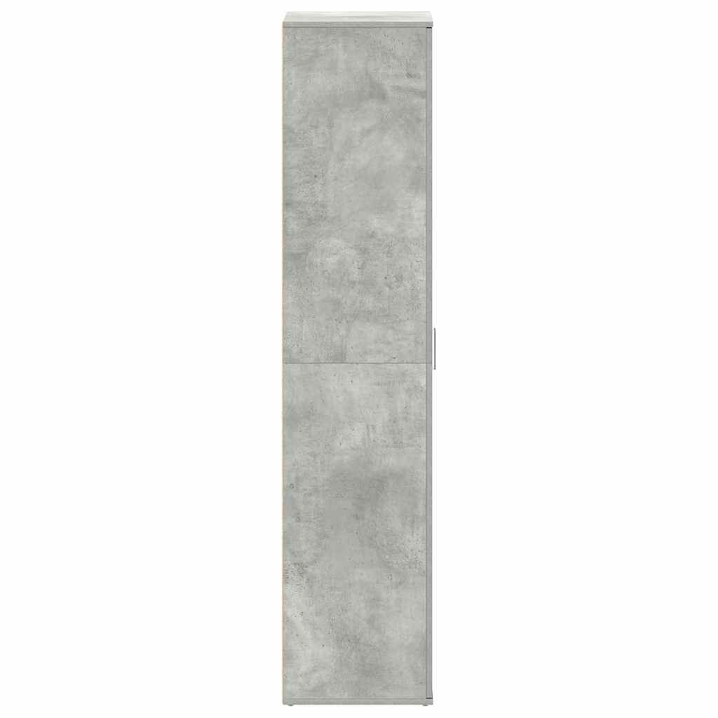 Schoenenkast Beton Grijs 80 x 39 x 178 cm Bewerkt hout is nu te koop bij PeponiXL, paradijselijk wonen!